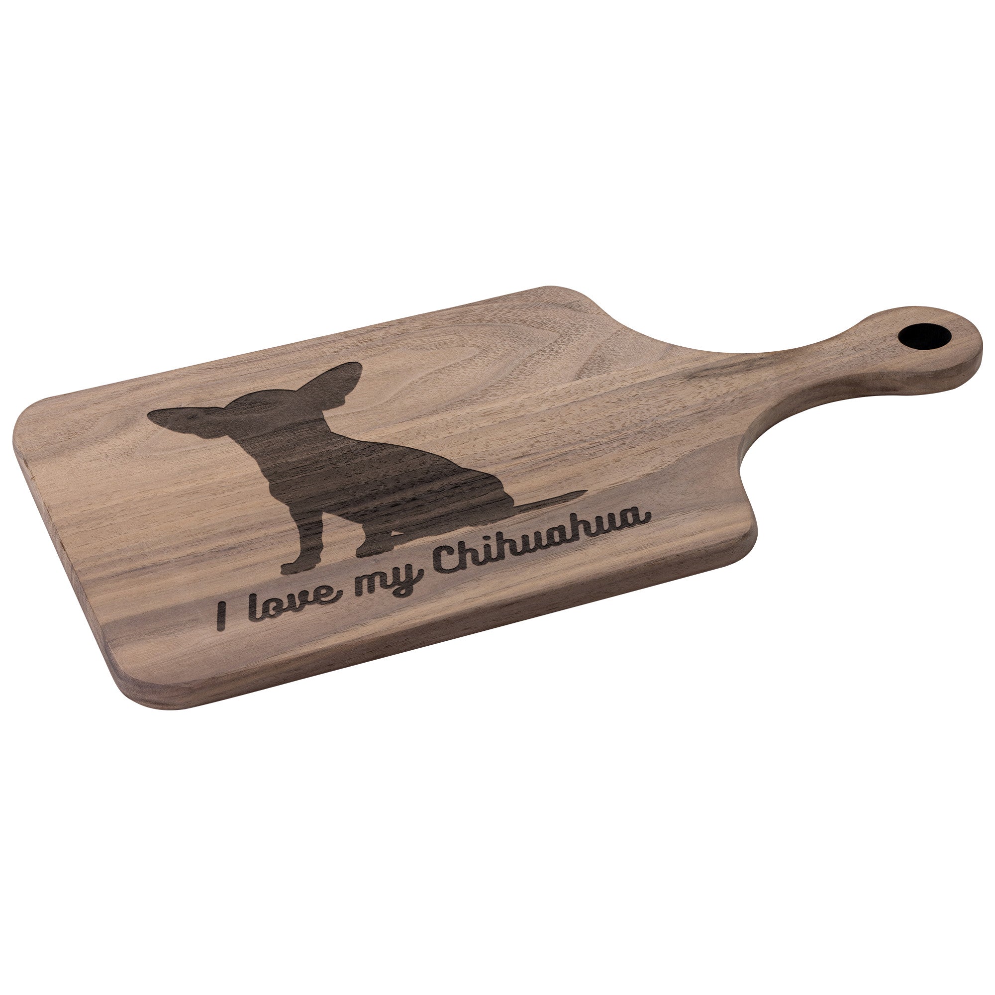 Chihuahua Paddle Cutting Board