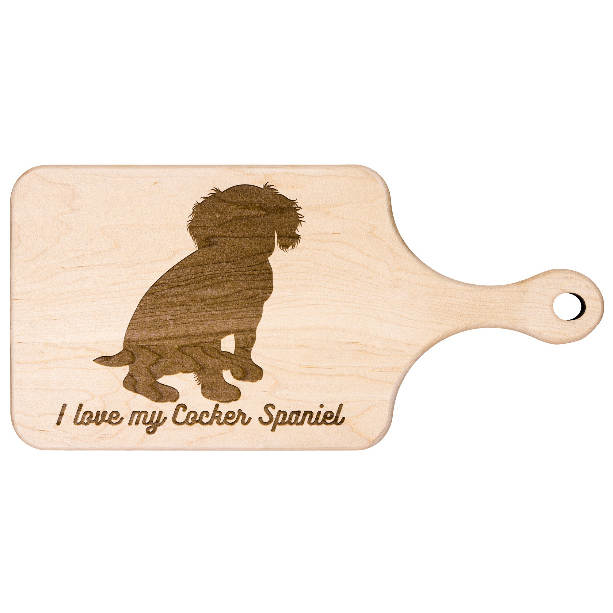Cocker Spaniel Paddle Cutting Board
